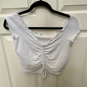 NWOT Garage cropped shirt